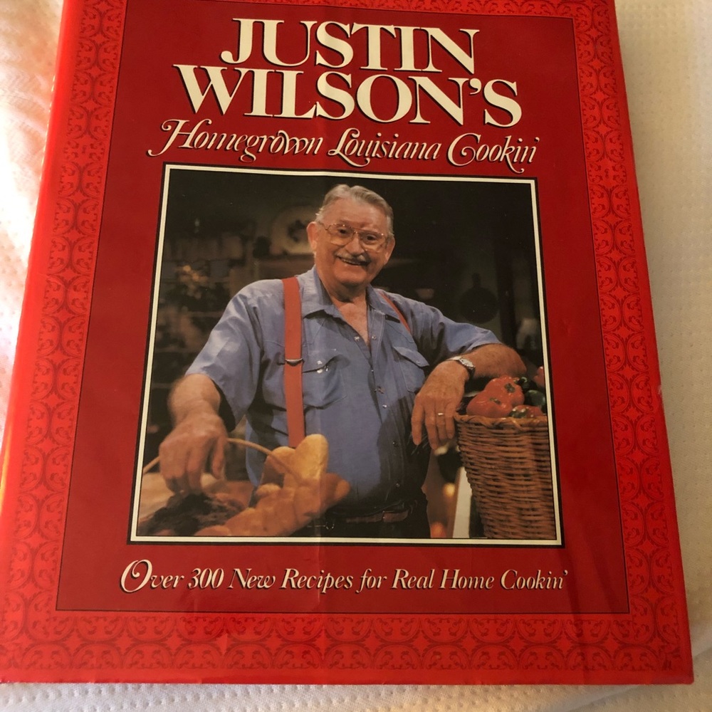 Author Signed Justin Wilson Louisiana Cookbook